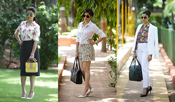 FRESH WAYS TO WEAR FLORALS TO WORK