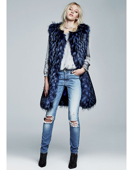 Ripped skinny denim Ripped skinny denim