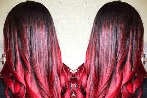 Latest Hair Trend Alert - Cherry Bombré Hair Colour